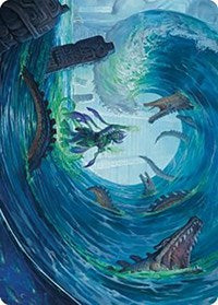Wave Goodbye Art Card (76) [Art Series: The Lost Caverns of Ixalan]