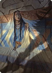 Whispersilk Cloak Art Card (80) [Art Series: The Lost Caverns of Ixalan]