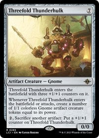 Threefold Thunderhulk (265) [Promo Pack: The Lost Caverns of Ixalan]