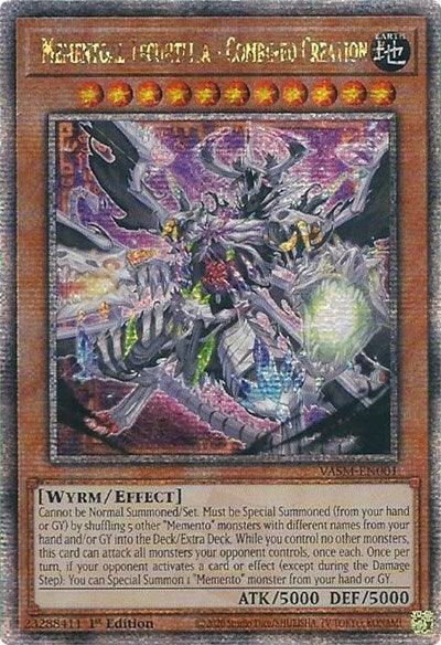 Mementoal Tecuhtlica - Combined Creation (Quarter Century Secret Rare) (VASM-EN001) [Valiant Smashers]