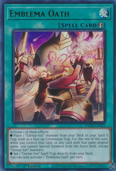 Emblema Oath (VASM-EN021) [Valiant Smashers]