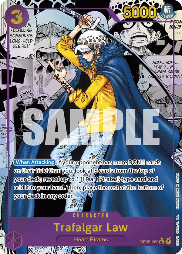 Trafalgar Law (069) (Alternate Art) (Manga) (OP05-069) [Awakening of the New Era]