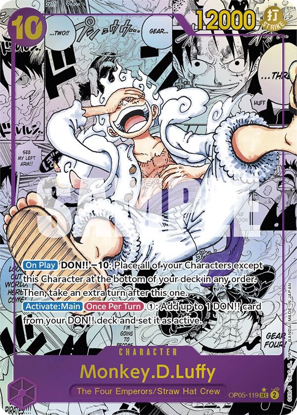 Monkey.D.Luffy (119) (Alternate Art) (Manga) (OP05-119) [Awakening of the New Era]