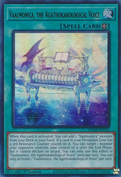 Vaalmonica, the Agathokakological Voice (VASM-EN035) [Valiant Smashers]