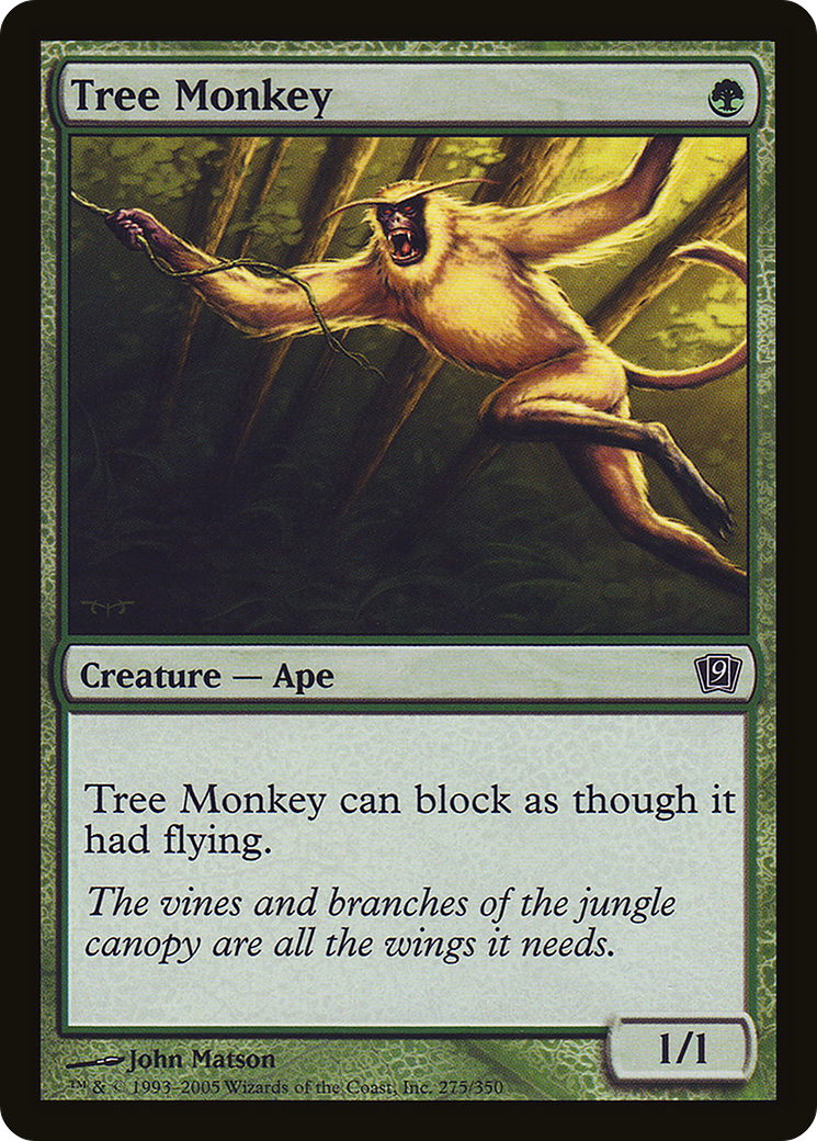 Tree Monkey (9ED-275★) - 9th Edition Foil