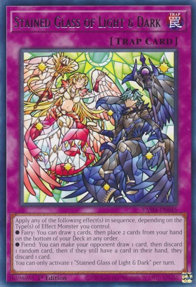 Stained Glass of Light & Dark (VASM-EN045) [Valiant Smashers]