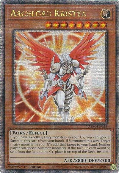 Archlord Kristya (Quarter Century Secret Rare) (VASM-EN048) [Valiant Smashers]