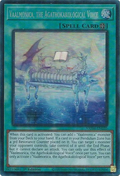 Vaalmonica, the Agathokakological Voice (CR) (VASM-EN035) [Valiant Smashers]