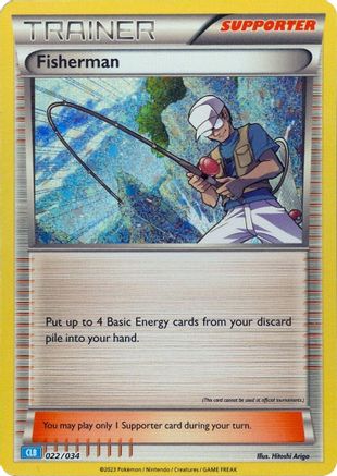 Fisherman 022/034  - Holofoil Trading Card Game Classic - Classic Collection
