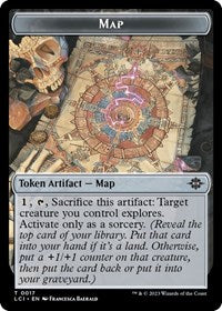 Map // Golem Double-Sided Token (17 // 13) [The Lost Caverns of Ixalan]