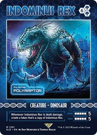 Indominus Rex - Polyraptor (1391) [Secret Lair Drop Series]