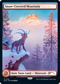 Snow-Covered Mountain (1476) (1476) [Secret Lair Drop Series]
