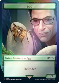 Egg Token (Rainbow Foil) (1398) [Secret Lair Drop Series]