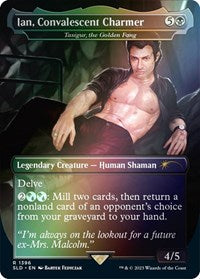 Ian, Convalescent Charmer - Tasigur, the Golden Fang (Rainbow Foil) (1396) [Secret Lair Drop Series]
