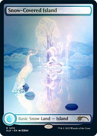 Snow-Covered Island (1474) (Rainbow Foil) (1474) [Secret Lair Drop Series]