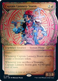 Captain Lannery Storm (Rainbow Foil) (1409) [Secret Lair Drop Series]