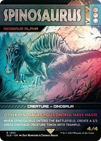 Spinosaurus - Regisaur Alpha (Rainbow Foil) (1393) [Secret Lair Drop Series]