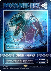 Indominus Rex - Polyraptor (Rainbow Foil) (1391) [Secret Lair Drop Series]