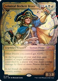 Admiral Beckett Brass (Rainbow Foil) (1410) [Secret Lair Drop Series]