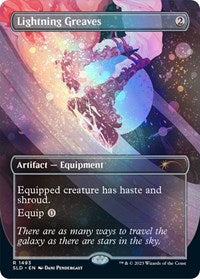 Lightning Greaves (1493) (Galaxy Foil) (1493) [Secret Lair Drop Series]