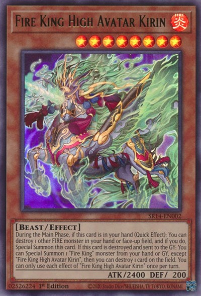 Fire King High Avatar Kirin (SR14-EN002) [Structure Deck: Fire Kings]
