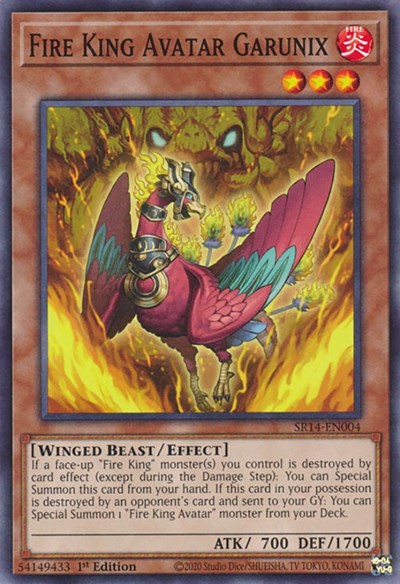 Fire King Avatar Garunix (SR14-EN004) [Structure Deck: Fire Kings]