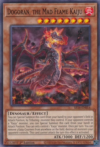 Dogoran, the Mad Flame Kaiju (SR14-EN014) [Structure Deck: Fire Kings]