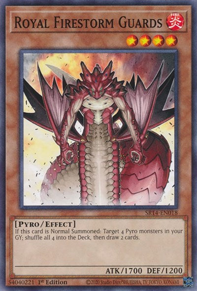 Royal Firestorm Guards (SR14-EN018) [Structure Deck: Fire Kings]
