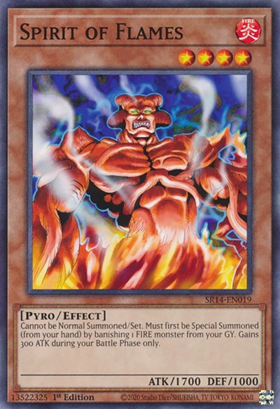 Spirit of Flames (SR14-EN019) [Structure Deck: Fire Kings]