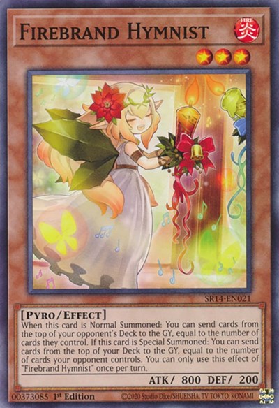 Firebrand Hymnist (SR14-EN021) [Structure Deck: Fire Kings]
