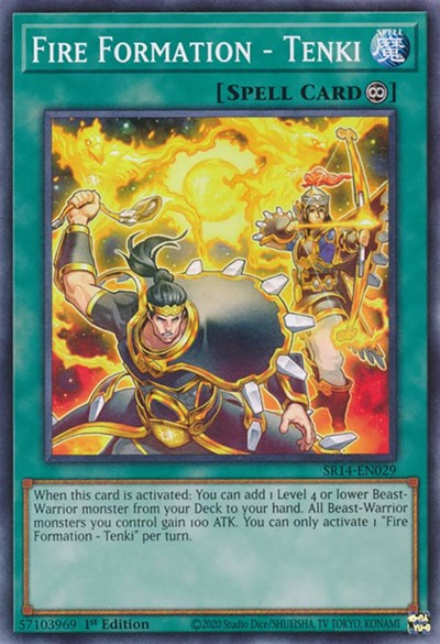 Fire Formation - Tenki (SR14-EN029) [Structure Deck: Fire Kings]