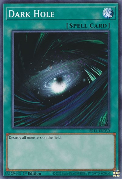 Dark Hole (SR14-EN030) [Structure Deck: Fire Kings]