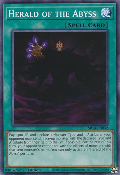 Herald of the Abyss (SR14-EN032) [Structure Deck: Fire Kings]