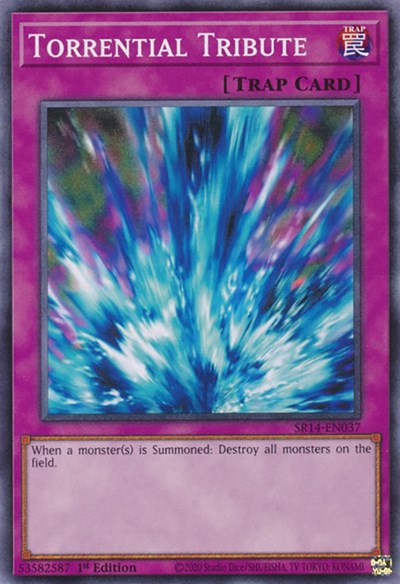 Torrential Tribute (SR14-EN037) [Structure Deck: Fire Kings]