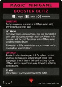 Magic Minigame: Booster Blitz (2) [The Lost Caverns of Ixalan]