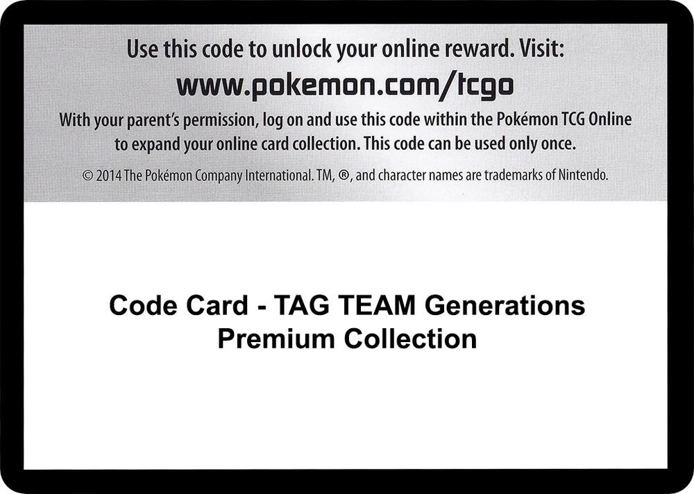 Code Card - TAG TEAM Generations Premium Collection [Miscellaneous Cards & Products]