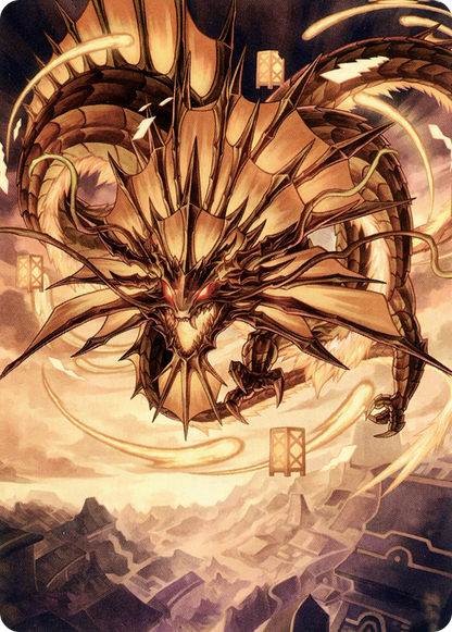 Ao, the Dawn Sky // Ao, the Dawn Sky (ANEO-046) - Neon Dynasty Art Series (Borderless) Foil