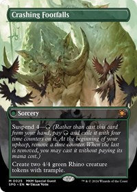 Crashing Footfalls (Borderless) (25) [Special Guests]