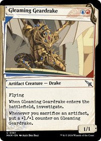 Gleaming Geardrake (Showcase) (361) [Murders at Karlov Manor]