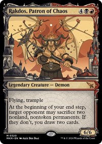 Rakdos, Patron of Chaos (Showcase) (0320) (320) [Murders at Karlov Manor]