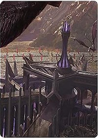 Minas Morgul, Dark Fortress Art Card (24) [Art Series: Universes Beyond: The Lord of the Rings: Tales of Middle-earth]