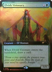 Elvish Visionary (Extended Art) (763) [Secret Lair Drop Series]