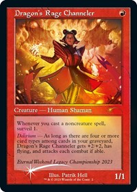 Dragon's Rage Channeler (Retro Frame) (Eternal Weekend 2023 Promo) (2) [Unique and Miscellaneous Promos]