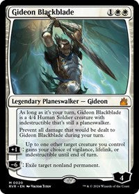 Gideon Blackblade (20) [Ravnica Remastered]
