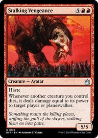 Stalking Vengeance (126) [Ravnica Remastered]