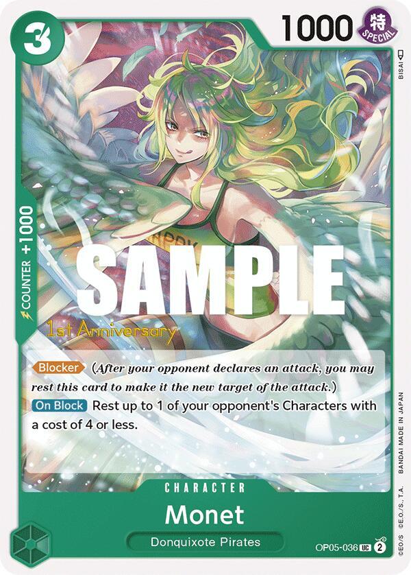 Monet (OP05-036) [Awakening of the New Era: 1st Anniversary Tournament Cards]