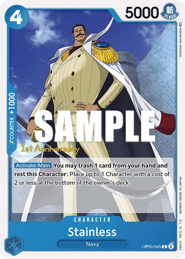 Stainless (OP05-045) [Awakening of the New Era: 1st Anniversary Tournament Cards]