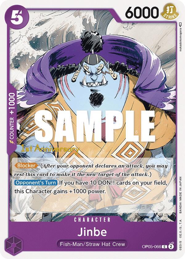 Jinbe (OP05-066) [Awakening of the New Era: 1st Anniversary Tournament Cards]