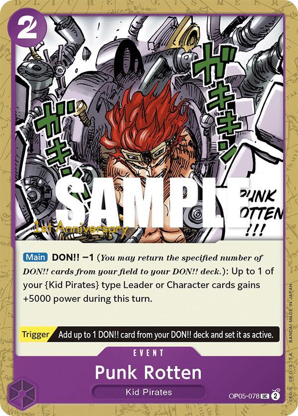 Punk Rotten (OP05-078) [Awakening of the New Era: 1st Anniversary Tournament Cards]