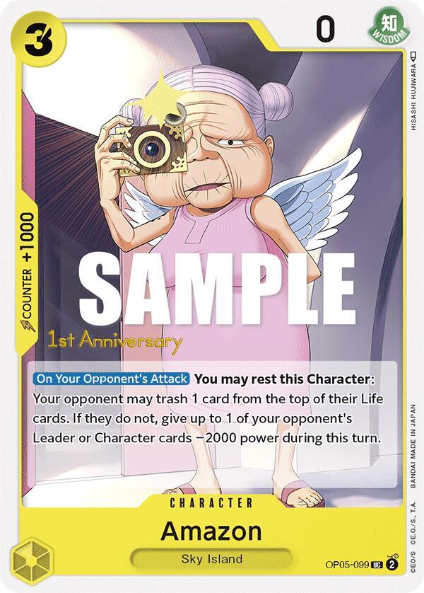 Amazon (OP05-099) [Awakening of the New Era: 1st Anniversary Tournament Cards]
